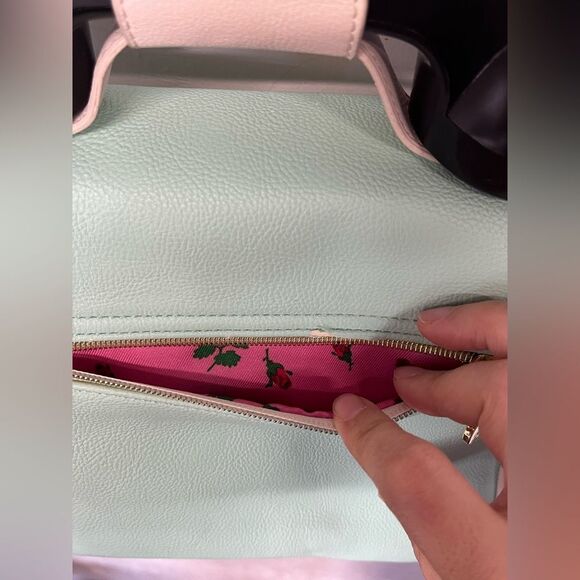 Betsey Johnson | Blue Retro Radial Dial Aux Telephone Purse Discontinued Y2K - Picture 8 of 10